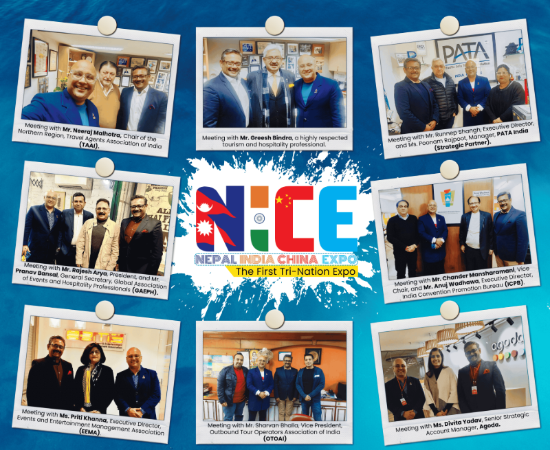 PATA Nepal Chapter strengthens tourism ties in India ahead of NICE 2025